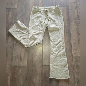 Skims Cream Drawstring Lounge Pants L